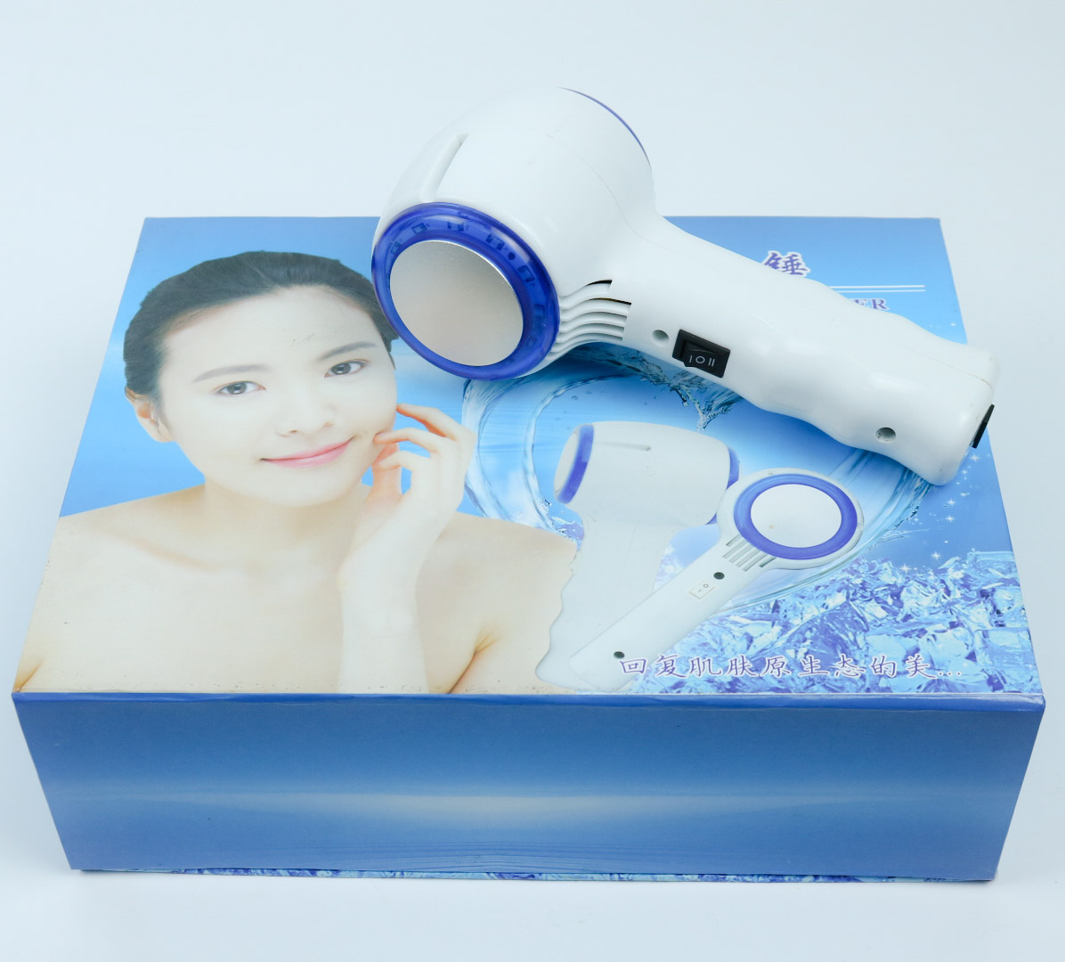 Búa Nóng Lạnh Kết Hợp Ánh Sáng Xanh Chuyên Dụng Cho Spa