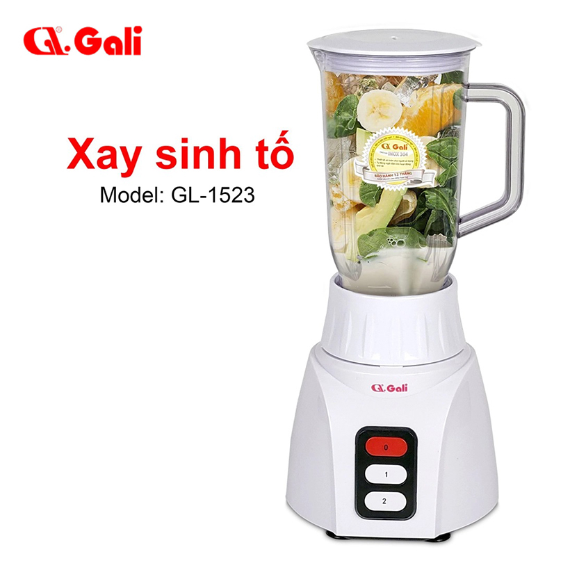 Máy xay sinh tố 3 cối Gali GL-1523 - Hàng chính hãng