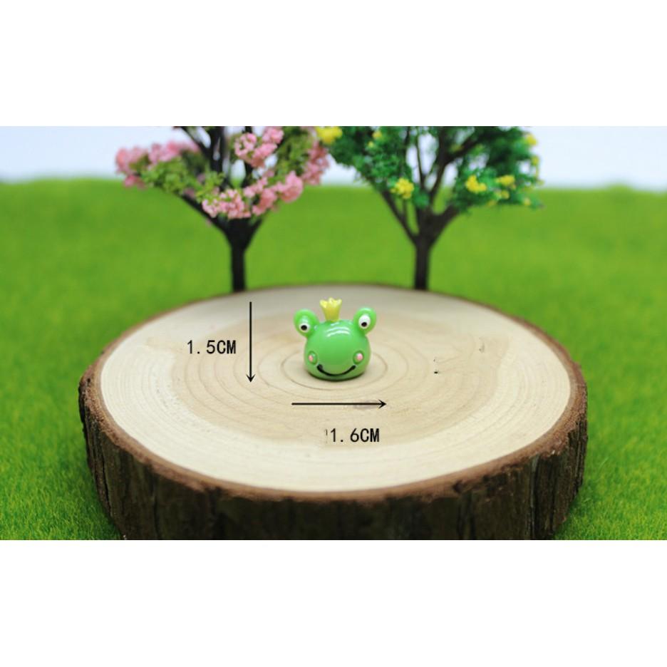 *HN* Mô hình charm ếch xanh ngộ nghĩnh dễ thương trang trí tiểu cảnh, bonsai, móc khóa, DIY