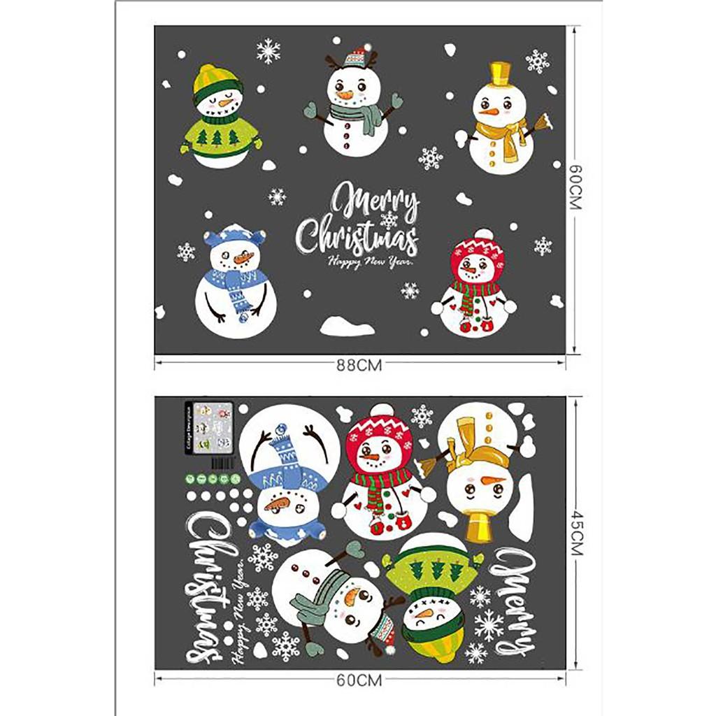 DECAL TRANG TRÍ NOEL 2 MẶT 2021 SỐ 27