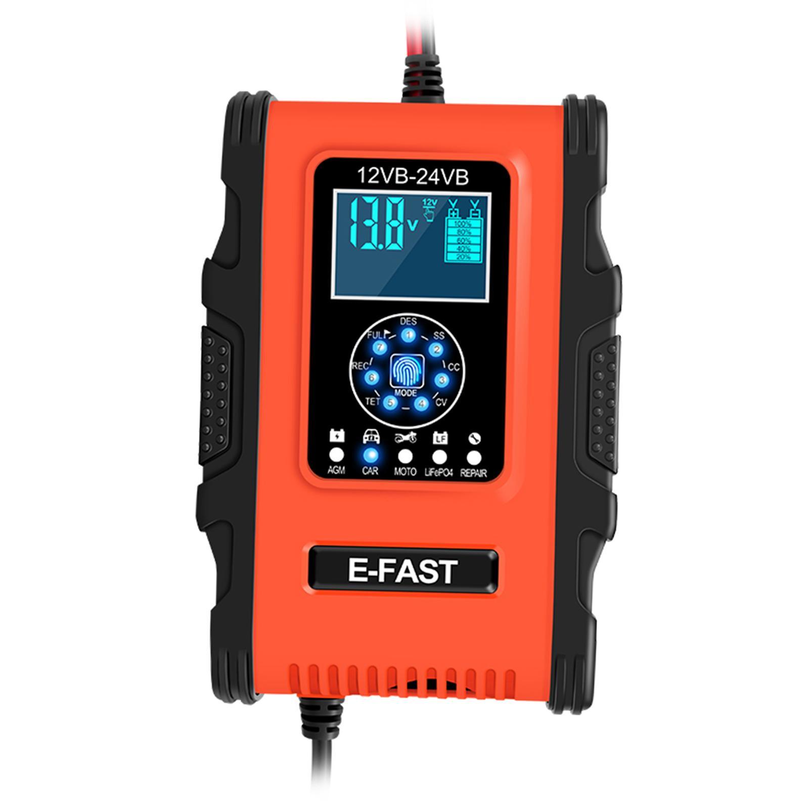 Smart Car Battery Charger 24V 6A Power Automatic Motorcycle Charging