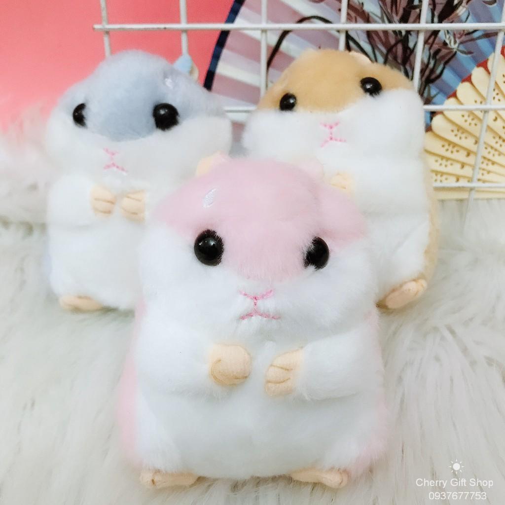 Móc Khóa Gấu Bông Chuột Hamster Dễ Thương Ảnh Thật