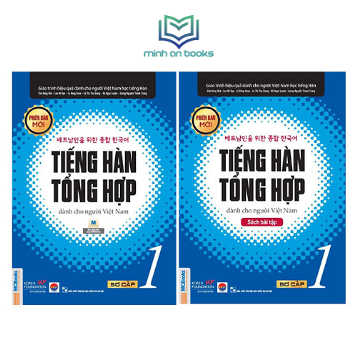 Combo Bộ 2 Cuốn Sách Tiếng Hàn Tổng Hợp Dành Cho Người Việt Nam - Sơ Cấp 1 - Giáo Trình + Sách Bài Tập - MinhAnBooks