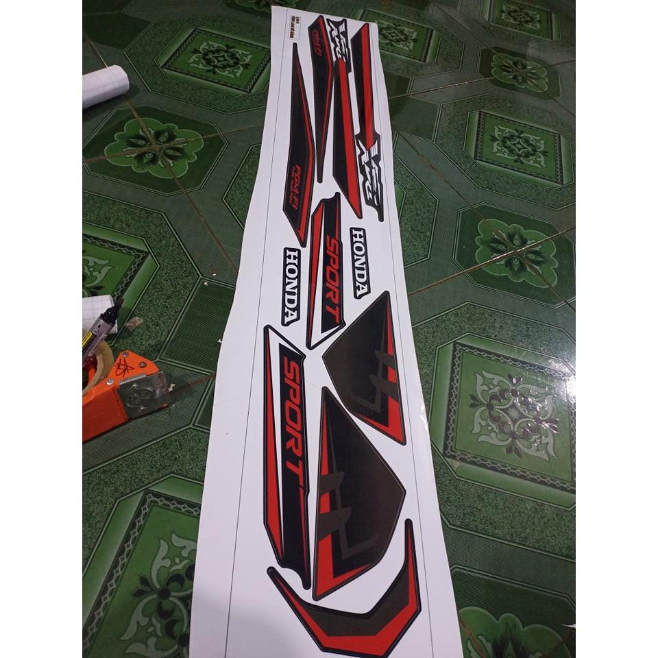 Tem rời wave rsx fi đỏ đen