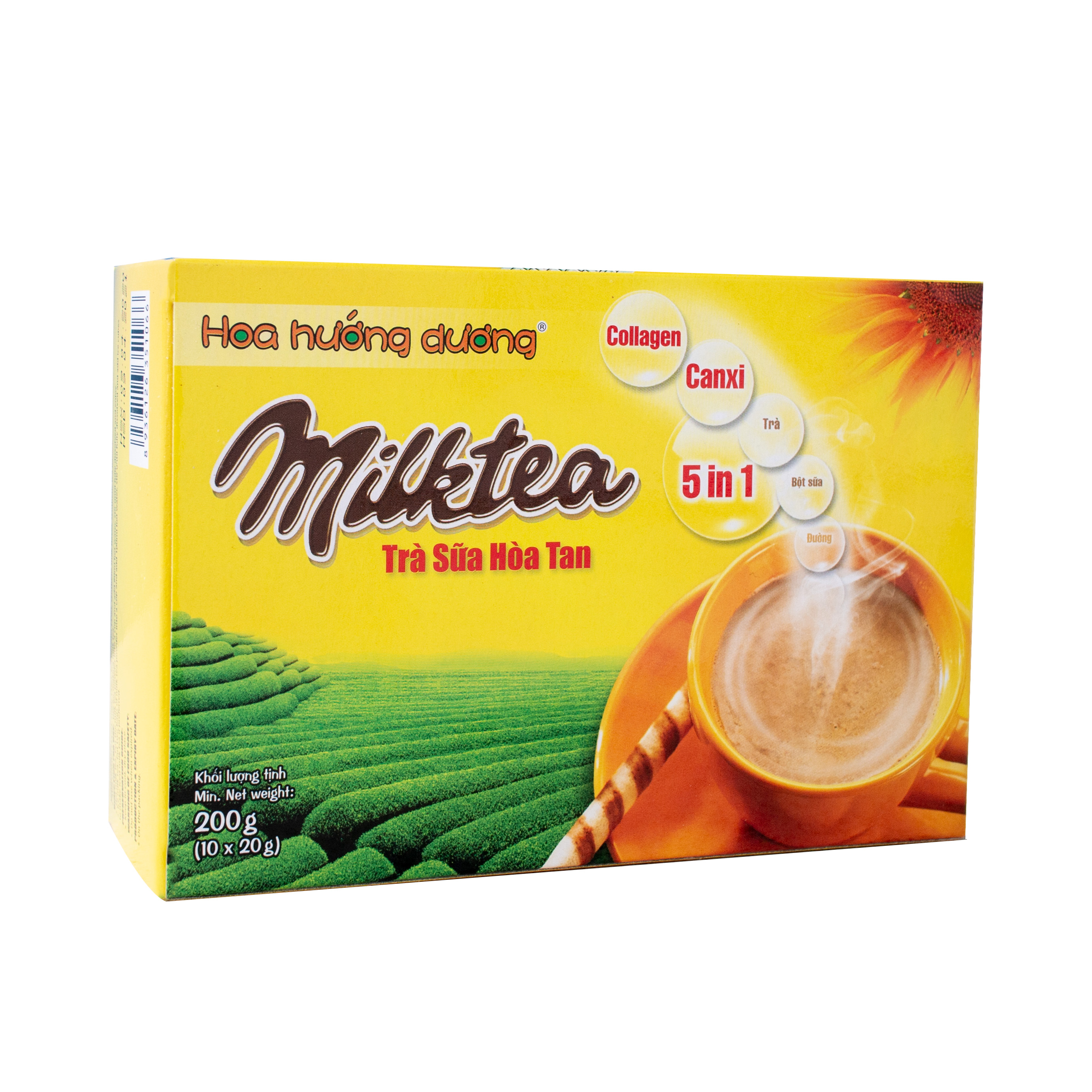 Trà Sữa Hoà Tan Instant Milk Tea Hoa Hướng Dương (10 gói/hộp)