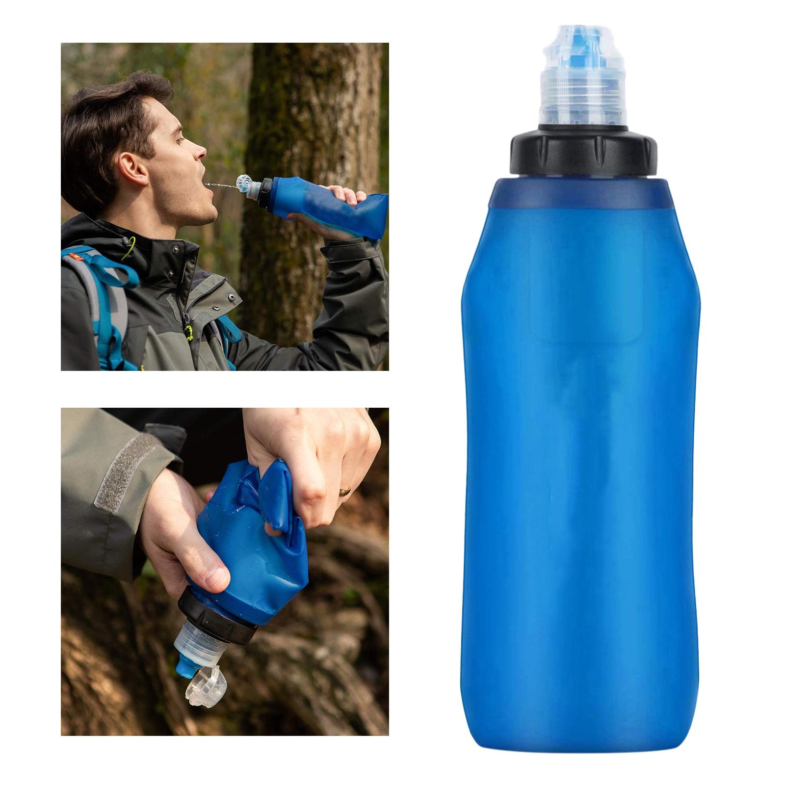 Outdoor Survival Water Bottle with Filter, Compact Water Purifier Bag Filtration System Preparedness