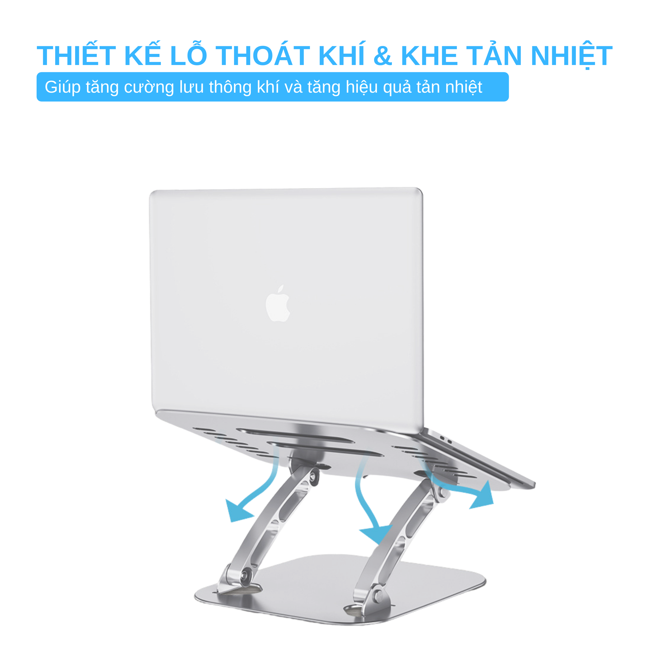 Giá Đỡ Máy Tính, Laptop, iPad, Macbook Hợp Kim Nhôm Cao Cấp. Hỗ Trợ Tản Nhiệt Chống Mỏi Cổ, Vai, Gáy. Hàng Chính Hãng Tamayoko