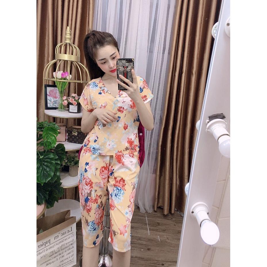 Đồ bộ lửng lụa mặc nhà size 40-69kg