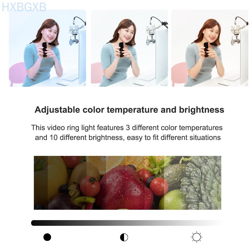 Đèn Led Tròn Kẹp Usb Hỗ Trợ Quay Video / Chụp Ảnh Tự Sướng / Trang Điểm Cho Laptop / Văn Phòng
