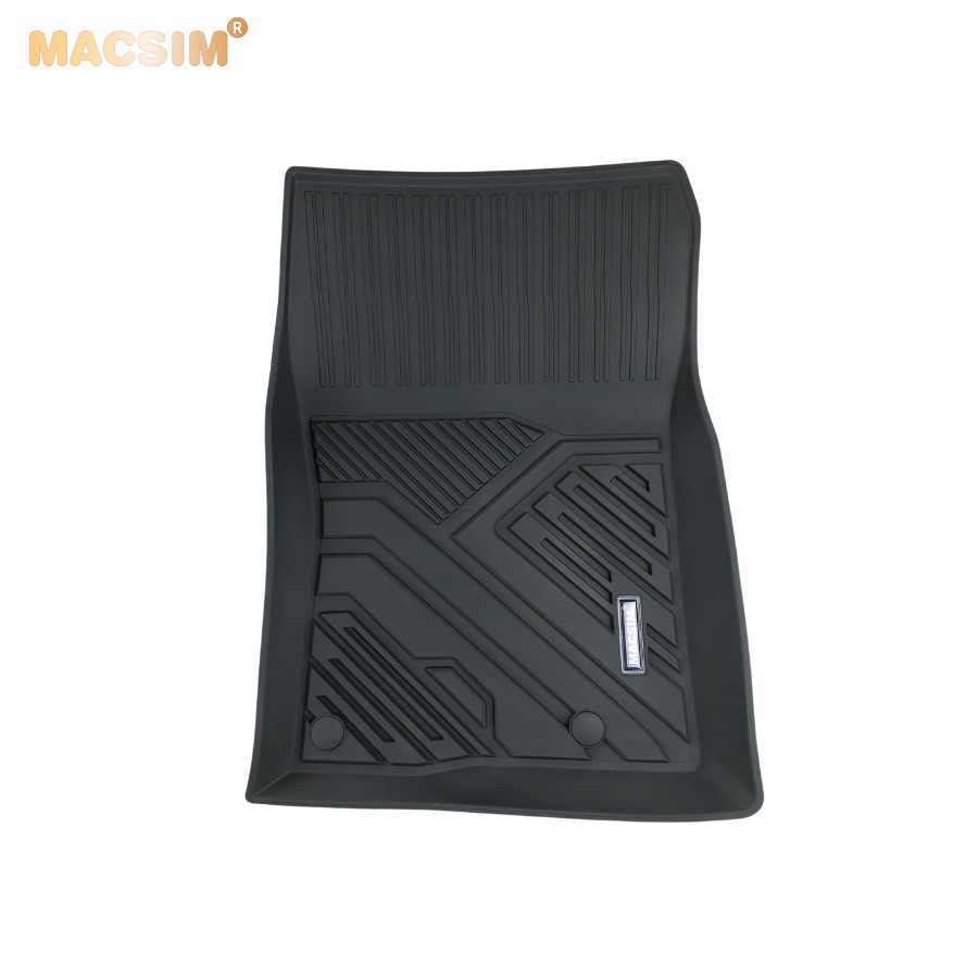 Thảm lót sàn xe ô tô Mazda 3 2020 +  nhãn hiệu Macsim - chất liệu nhựa TPE đúc khuôn cao cấp - màu đen