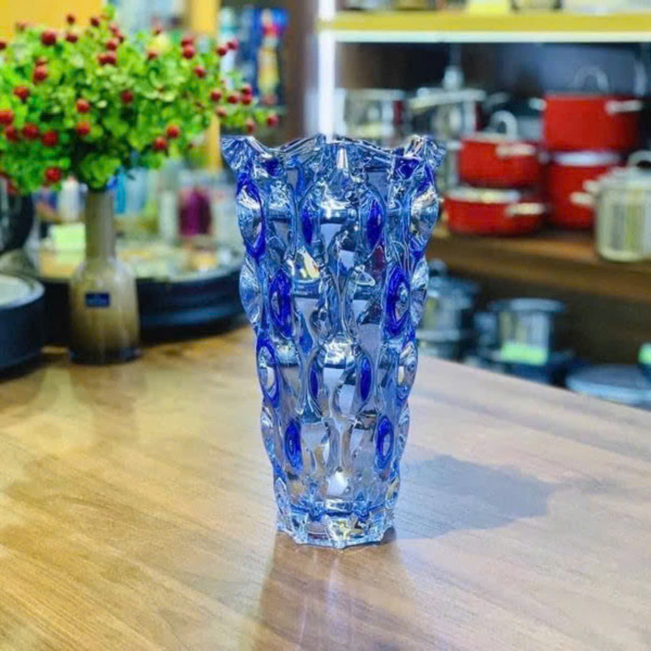 Lọ hoa pha lê Bohemia Samba 30.5cm Hàng chính hãng