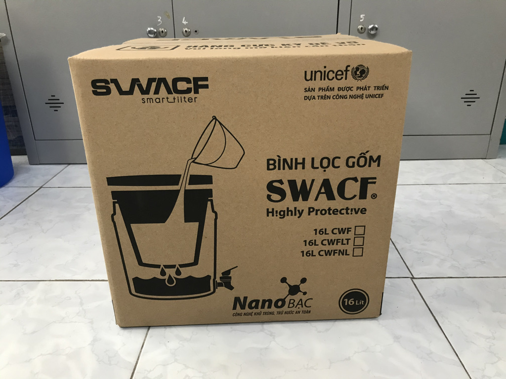 Bình lọc nước SWACF 16L CWFLT - Nano bạc | Công nghệ USA