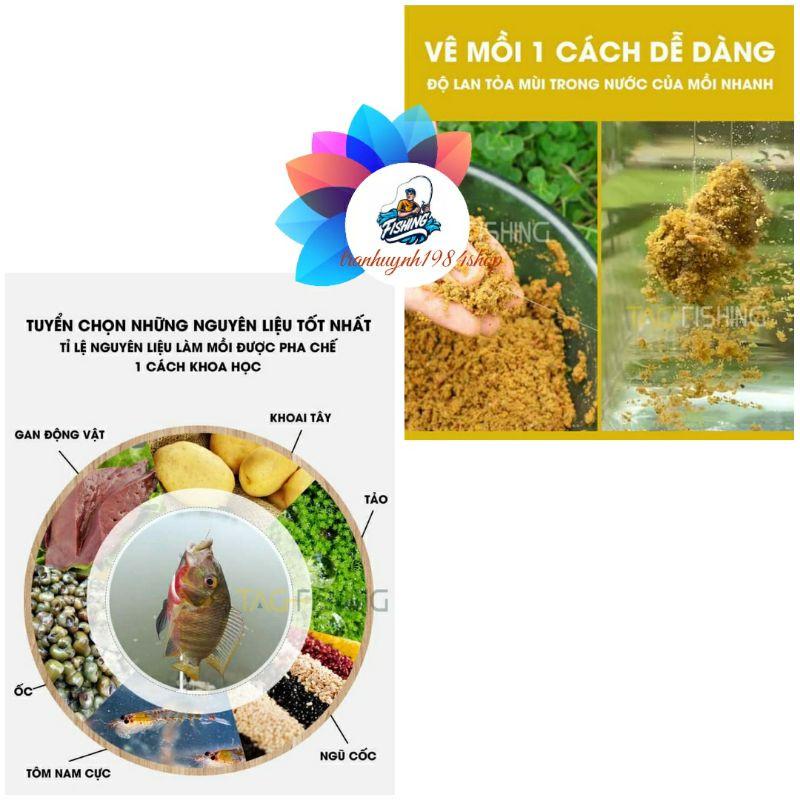 Mồi câu tổng hợp YQ02 siêu nhạy