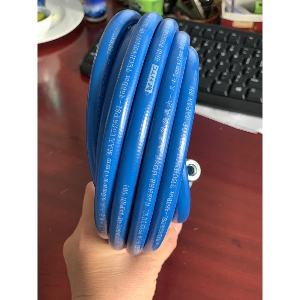 Dây xịt rửa xe HIỆU HTC LOẠI 10M, HTC6511-10W3 từ nhựa PVC áp lực cao 420 bar,ĐK 6.5*11mm,