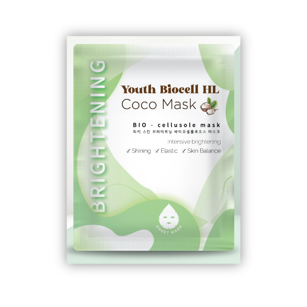 Mặt Nạ Công Nghệ Hàn Quốc Youth Biocell HL Coco Mask Hoàng Long Medical