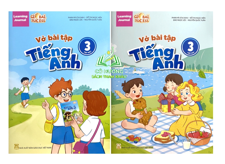 Sách - Vở bài tập tiếng anh 3 - tập 1 + 2 (global success)