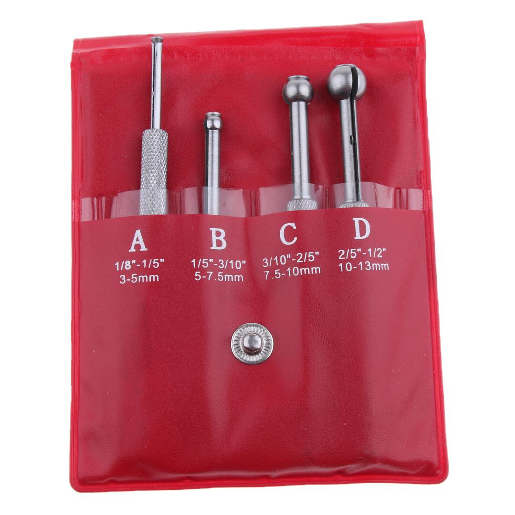 4 Cái / Bộ 0.125 - 0.5 "Máy đo Lỗ Khoan Nhỏ Bằng Kính Thiên Văn