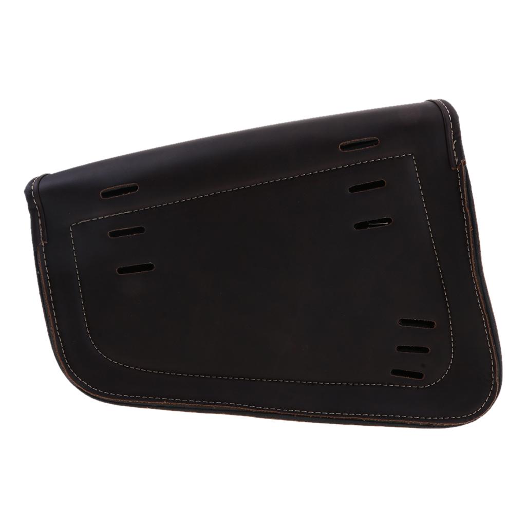 Left & Right PU Leather Solo Saddle Bag for 2004-2013 Harley Sportster XL883 XL1200