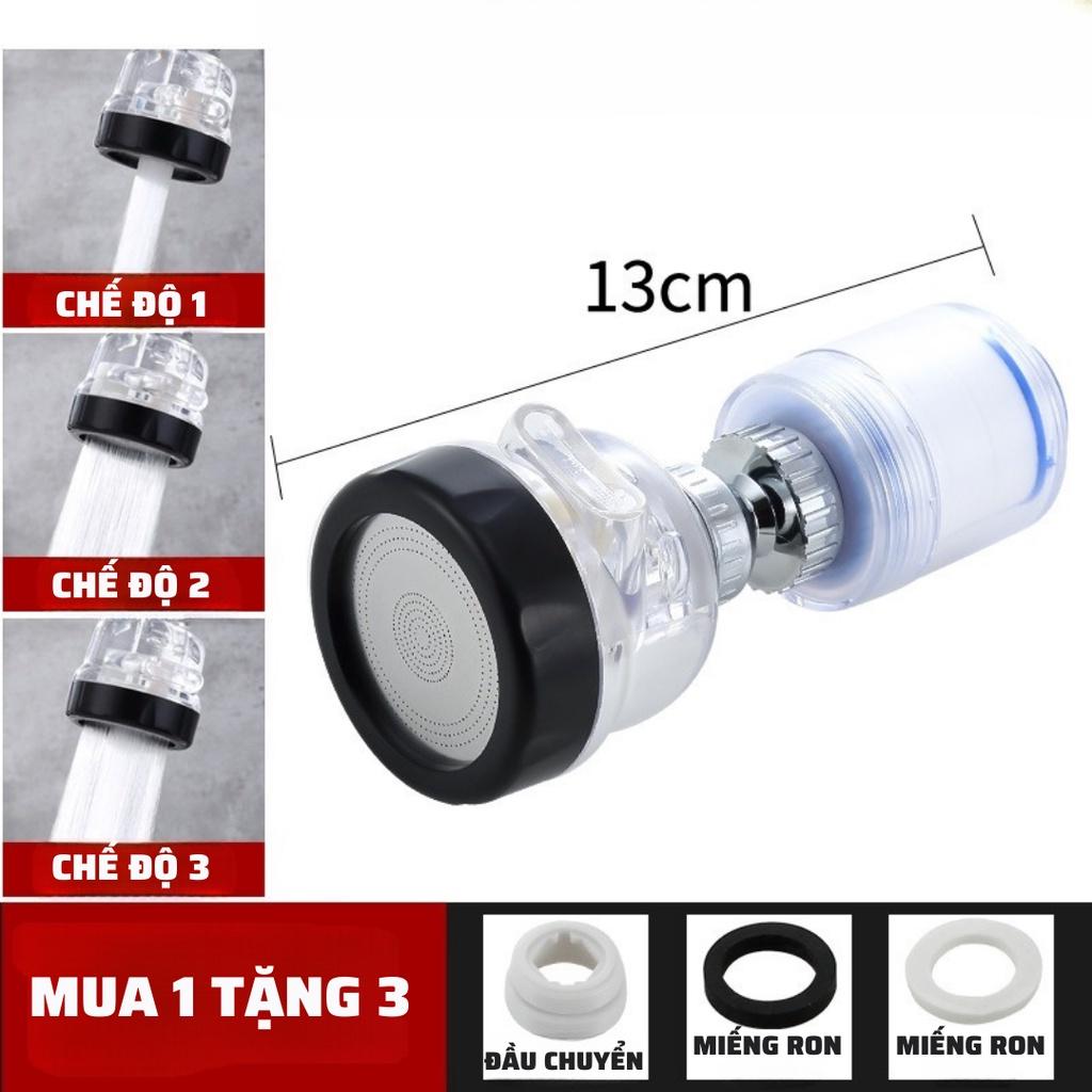 Đầu Vòi Rửa Bát Tăng áp Xoay 360 Độ Kèm Bộ Lọc Nước 3 Chế Độ Lắp Đặt Dễ Dàng - K50