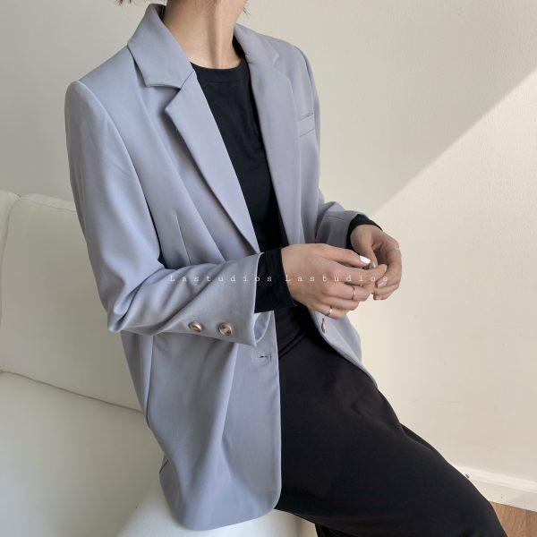 Áo khoác blazer cơ bản Hàn Quốc