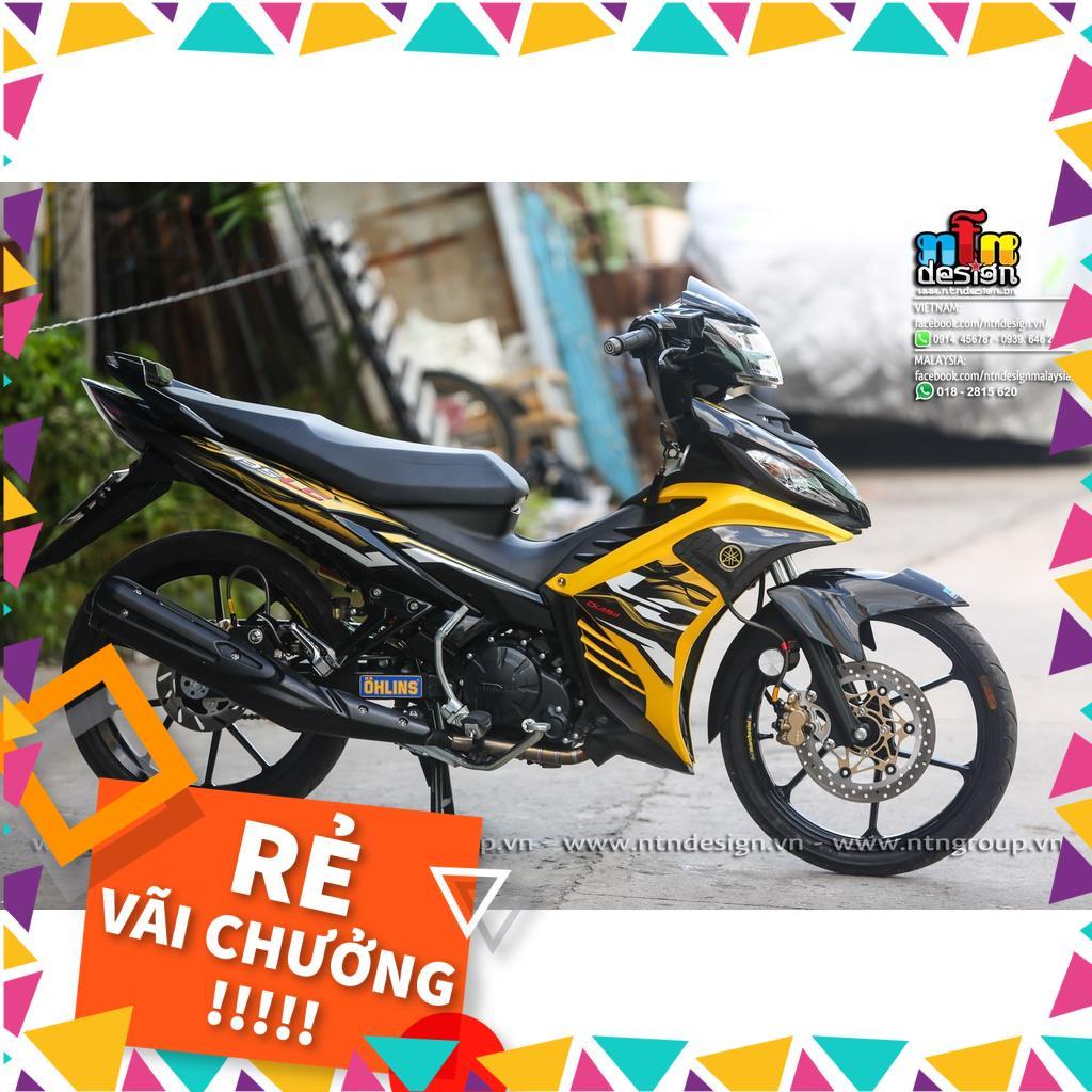 Tem Rời Exciter 135 Mẫu LC 2021 Zin Vàng Đen Trắng