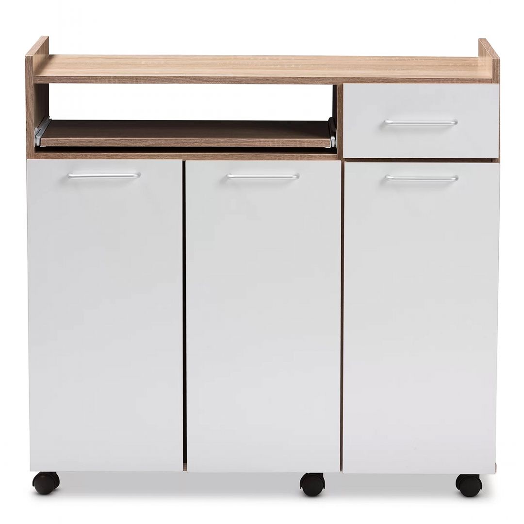 Tủ phòng ăn gỗ hiện đại SMLIFE Delosi | Gỗ MDF dày 17mm chống ẩm | D85xR40xC86cm