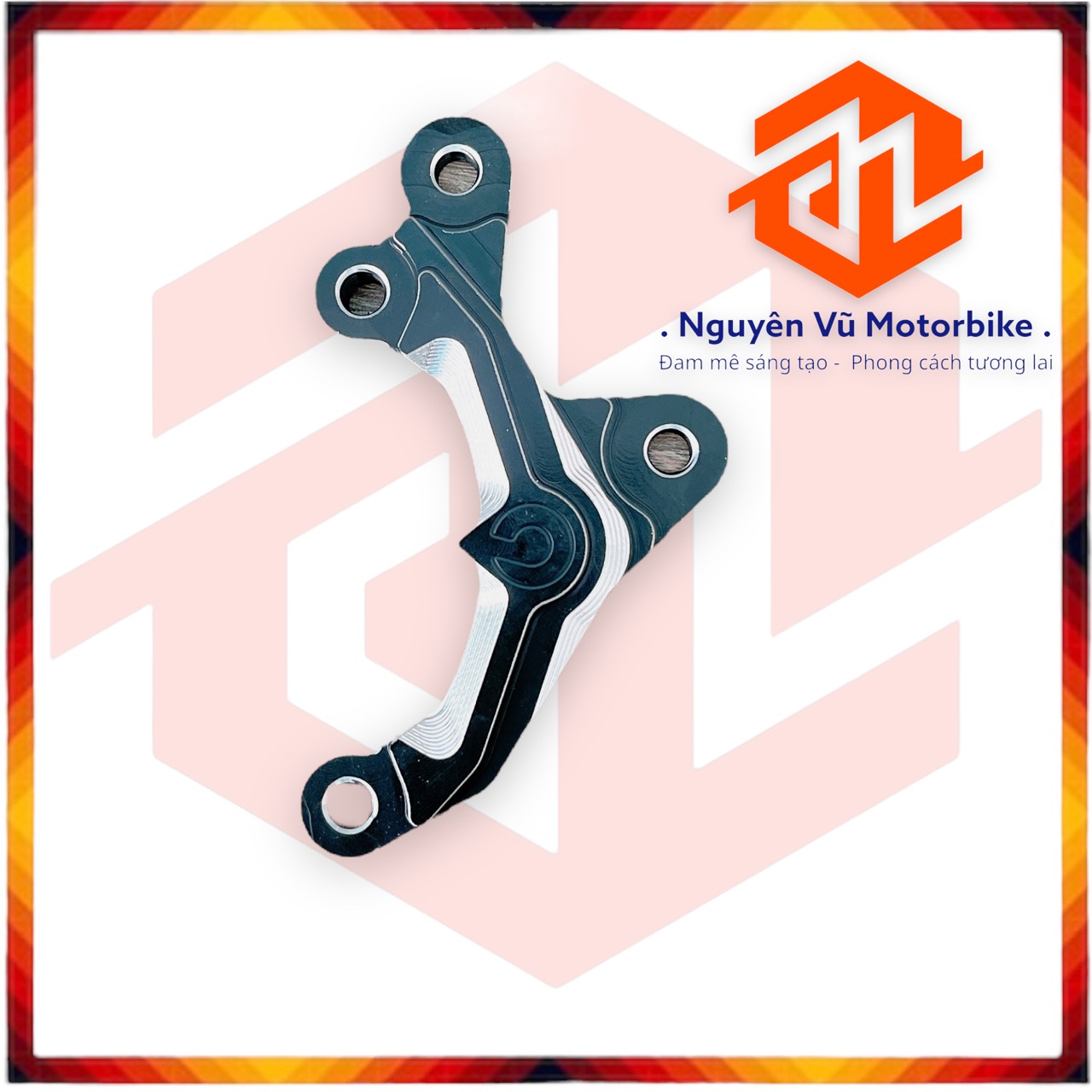 Pas bas trước Raider/Satria đĩa zin xài heo 2 Piston đối xứng