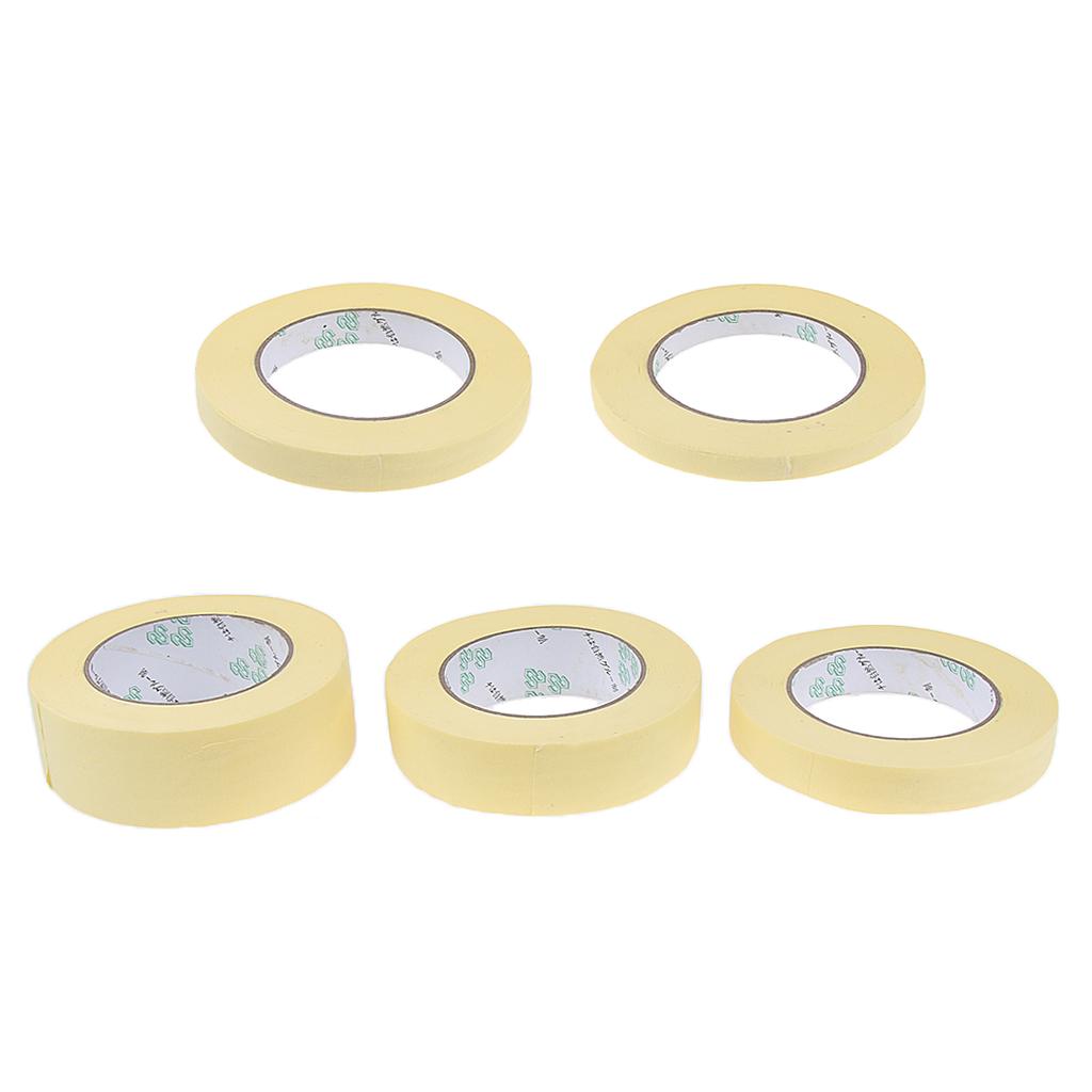 Width 10 to 40mm 1 Piece High Temperature Resistance Painters Masking Paper Tape Heat Crepe Papers For 3D Printer Kit Spare Part Accessory