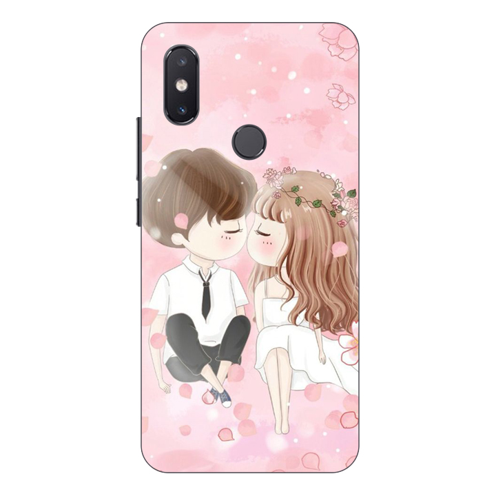 Ốp lưng dành cho điện thoại Xiaomi Mi 8 SE hình Tình Yêu Đôi Lứa - Hàng chính hãng