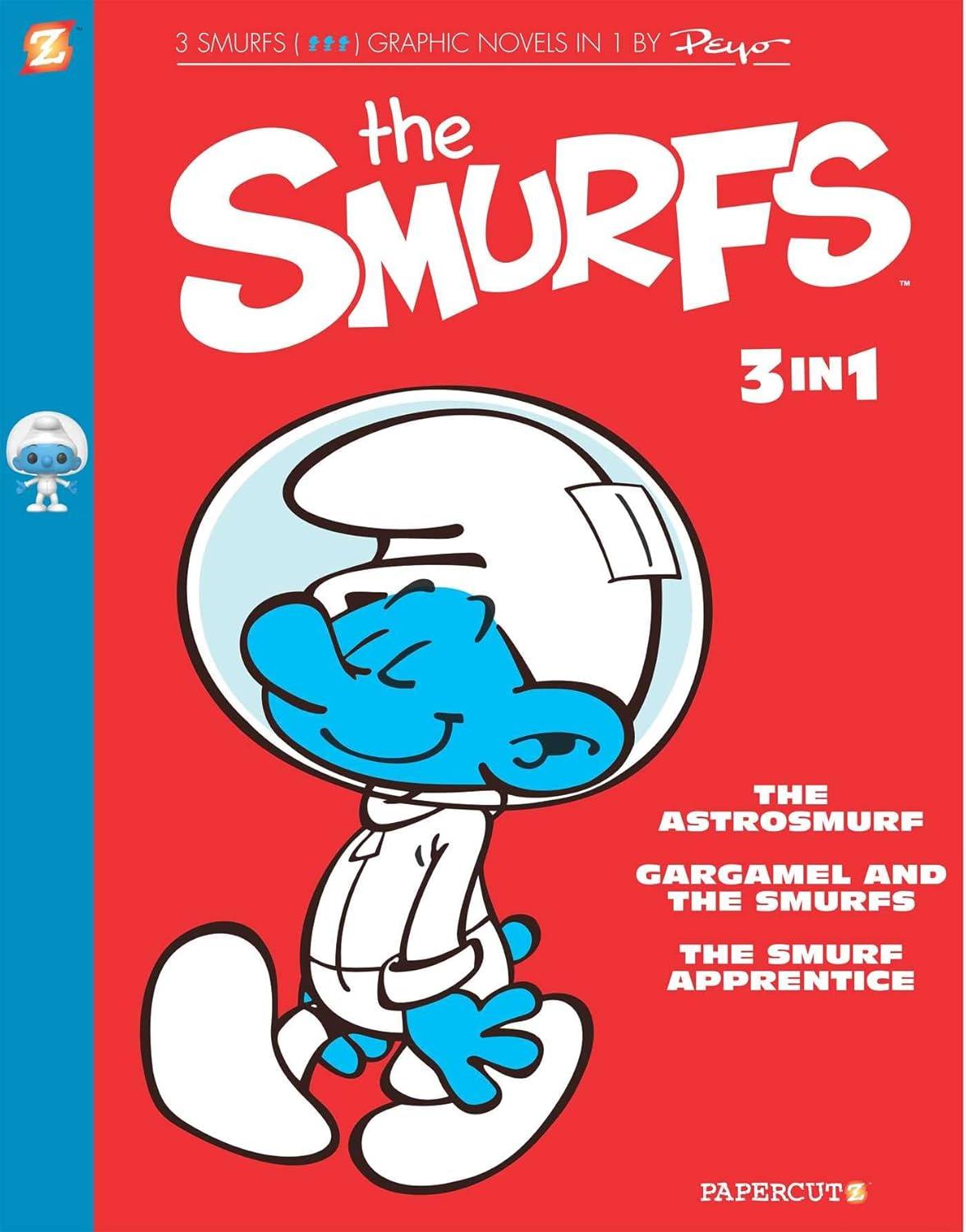 Sách ngoại văn: The Smurfs 3-In-1 #3: The Smurf Apprentice, The Astrosmurf, And The Smurfnapper