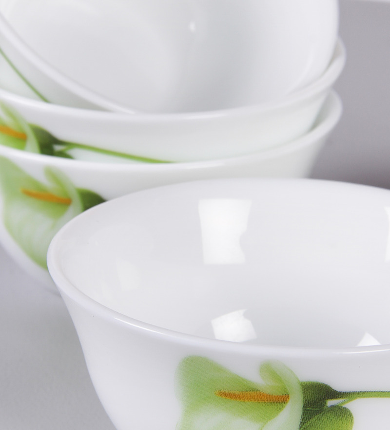 Bộ chén đĩa thủy tinh Diva Ivory I.B 12 món - 10 món - Hàng nhập khẩu