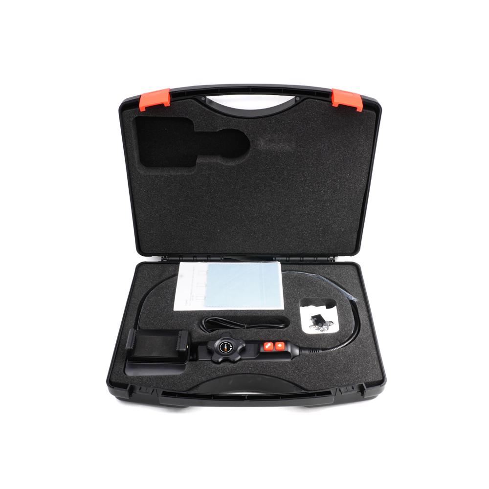 Ống kính 8 mm Máy ảnh nội soi công nghiệp cầm tay có thể điều khiển 360 ° dành cho điện thoại Android iOS Kiểm tra hệ thống thoát nước Video Borescope không thấm nước