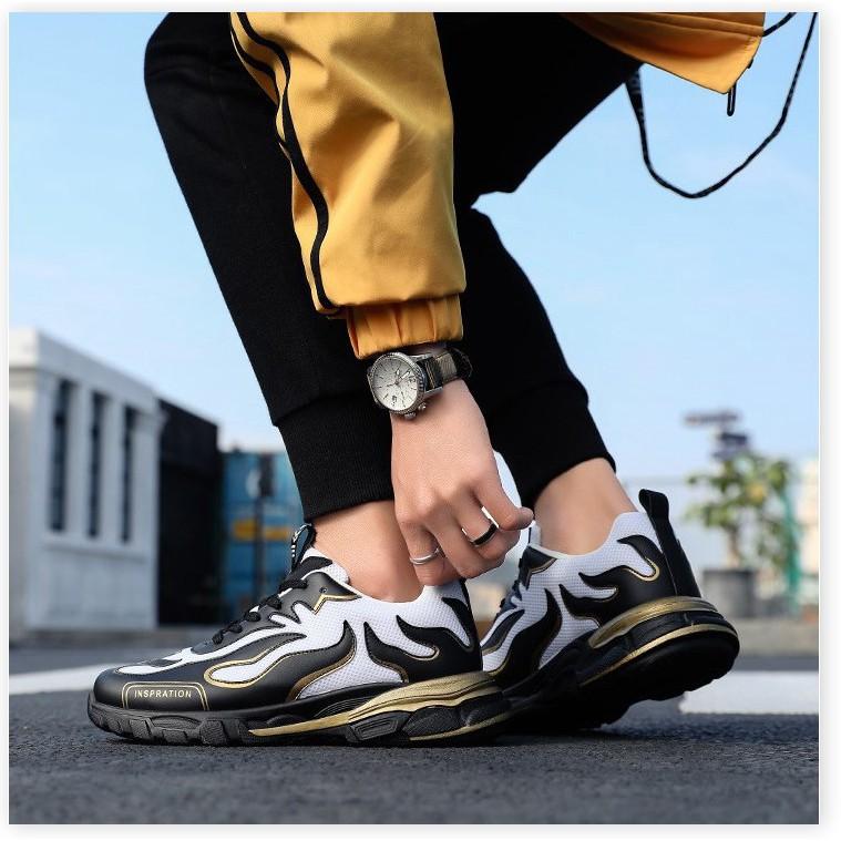 Giày sneaker nam - Thể Thao, Chạy Bộ, Đi Chơi - Đế Cao Su Cực Bền