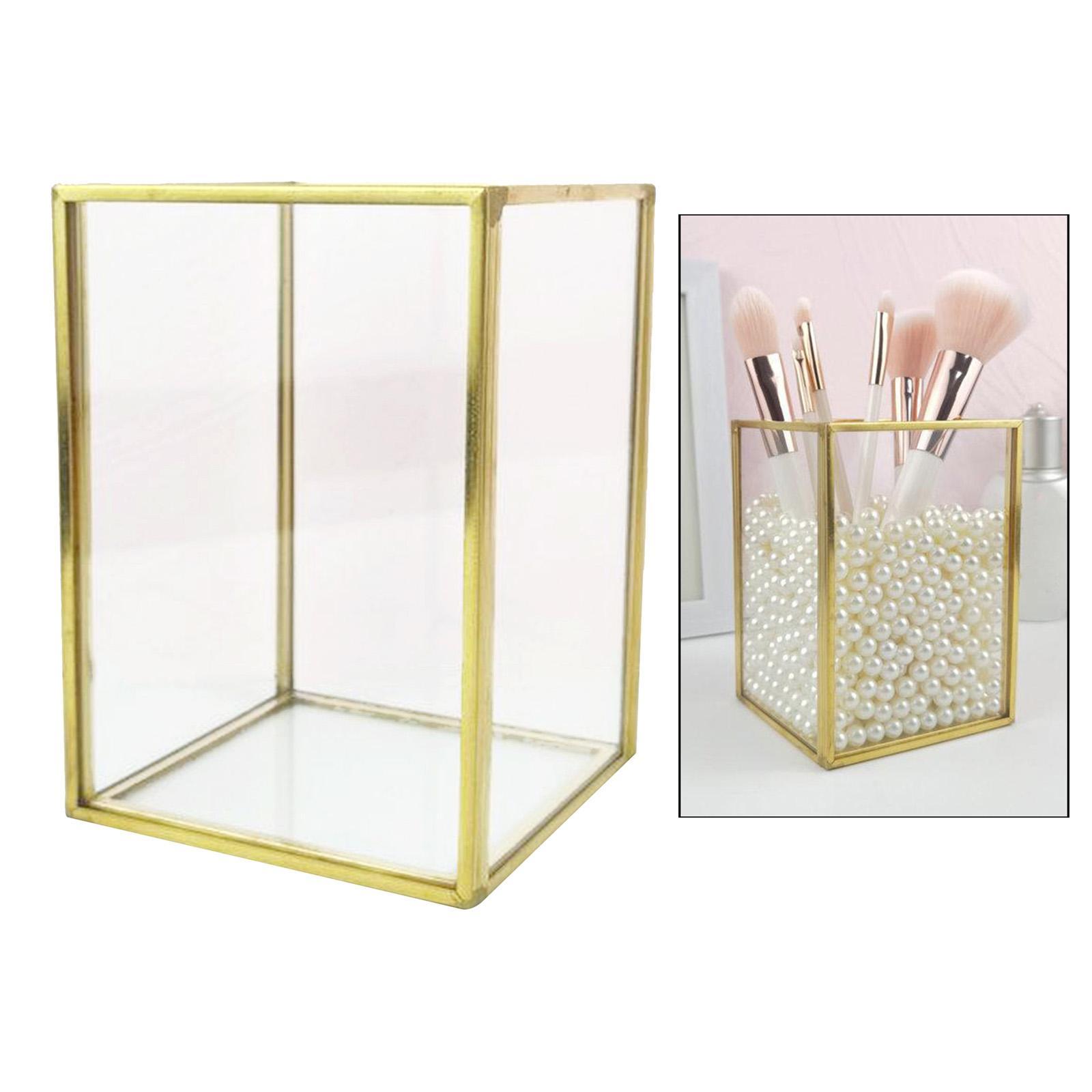 Desktop Organizer Pen Holder Cosmetics Makeup Brushes Display Stand Rack