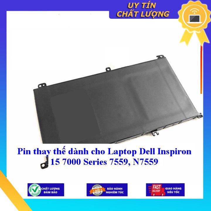 Pin dùng cho Laptop Dell Inspiron 15 7000 Series 7559 N7559 - Hàng Nhập Khẩu New Seal