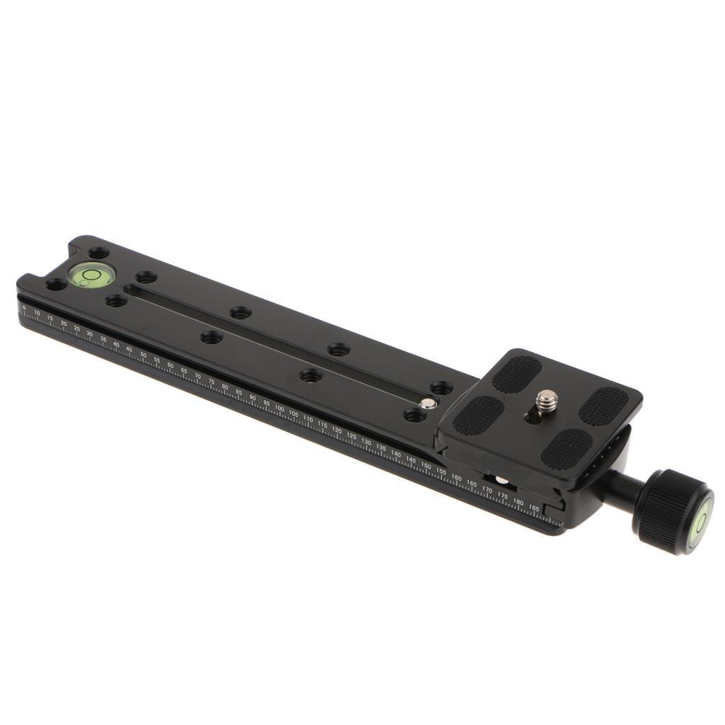 200mm-Nodal Slide Rail Quick Release Plate Clamp Adapter for Macro Panoramic