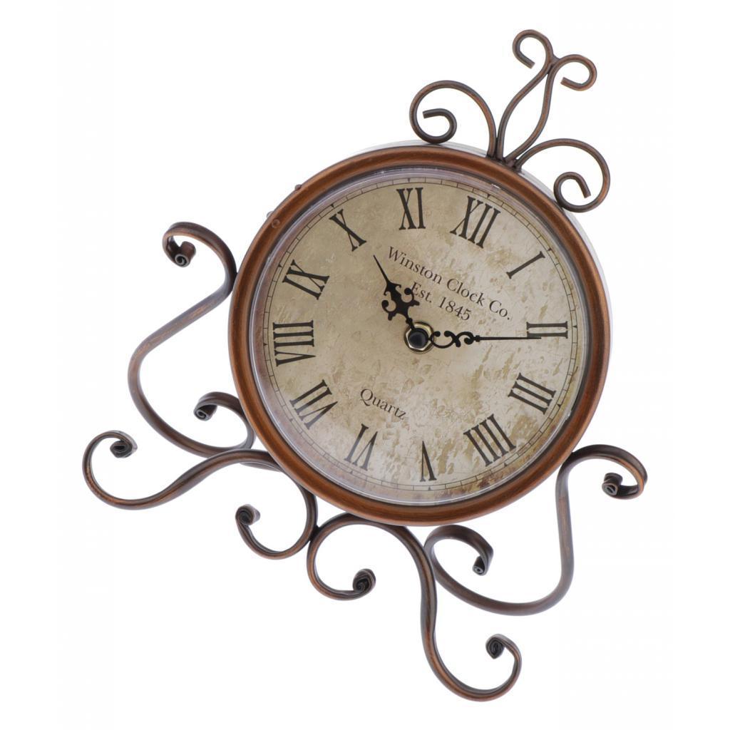 Alarm Clock  Glass Lens Desk Bedside Clock Small Easy Read   Clock