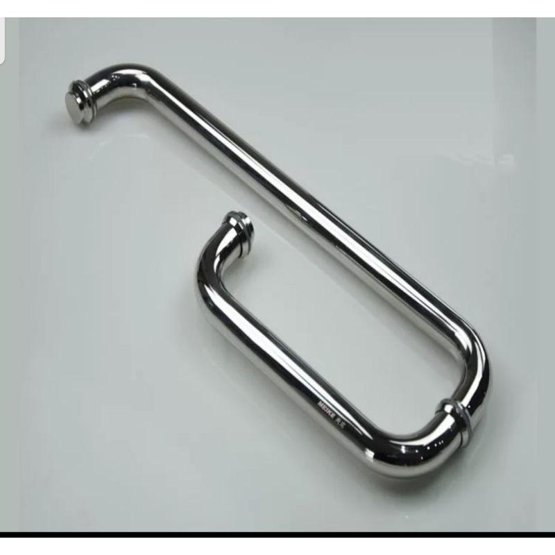 Tay nắm cửa kính - tay nắm dùng cho cửa kính phòng tắm - tay inox 304