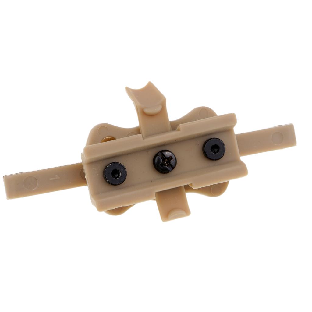 Tactical Helmet Mount Adapter onto FAST Rail HD Camera Bracket Black