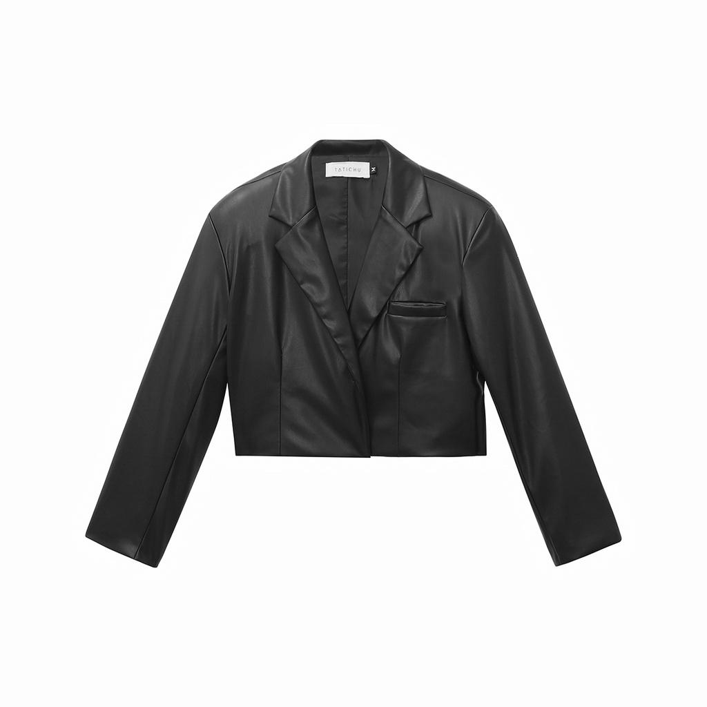 TATICHU - Áo blazer da đen - Leather blazer