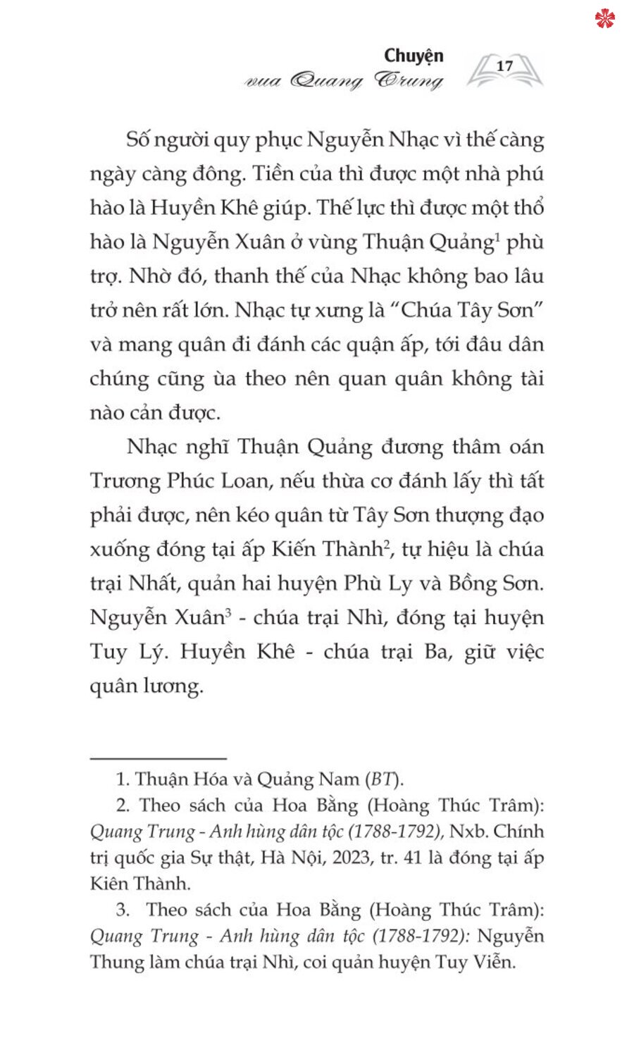 Chuyện Vua Quang Trung - bản in 2024