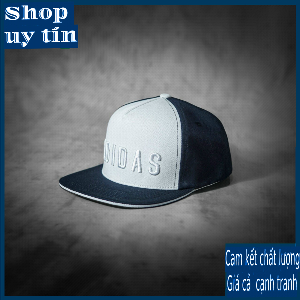 Freeship - MŨ NÓN KẾT LƯỠI TRAI SNAPBACK A THÊU CHỮ NỔI - nhiều màu (màu xám, xanh lam)