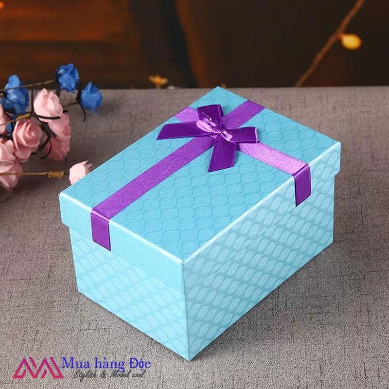 Bộ Quà Tặng Quả Cầu Pha Lê 3D LED Hạt Mưa 6CM