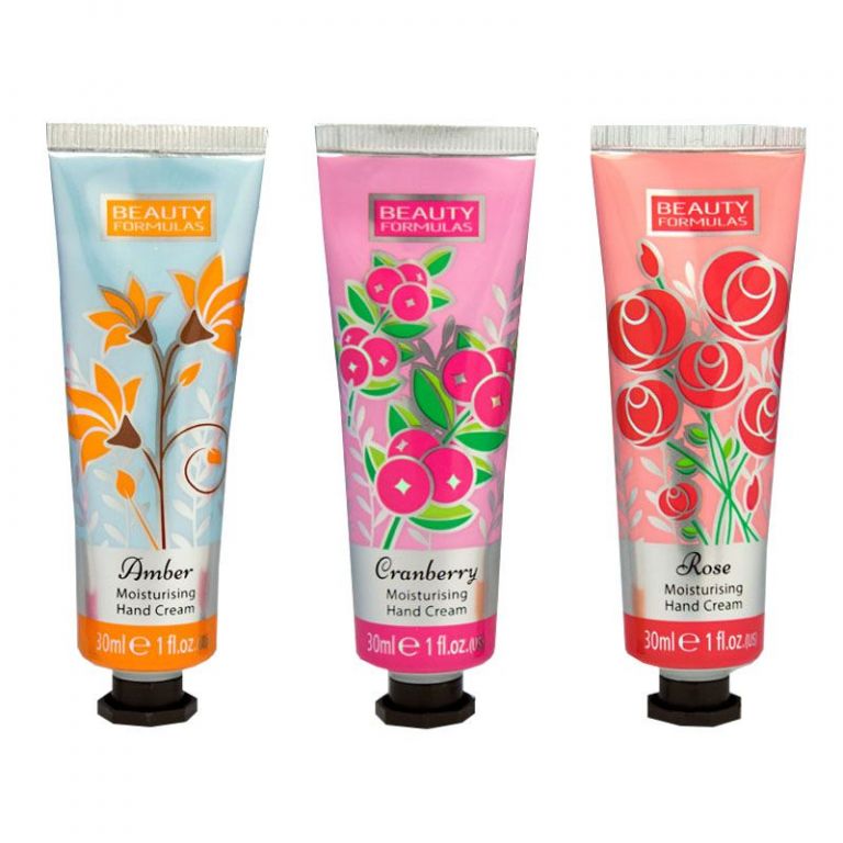 Kem dưỡng da tay Moisturising Hand Cream Beauty Formulas 30ml - Hương hoa hồng