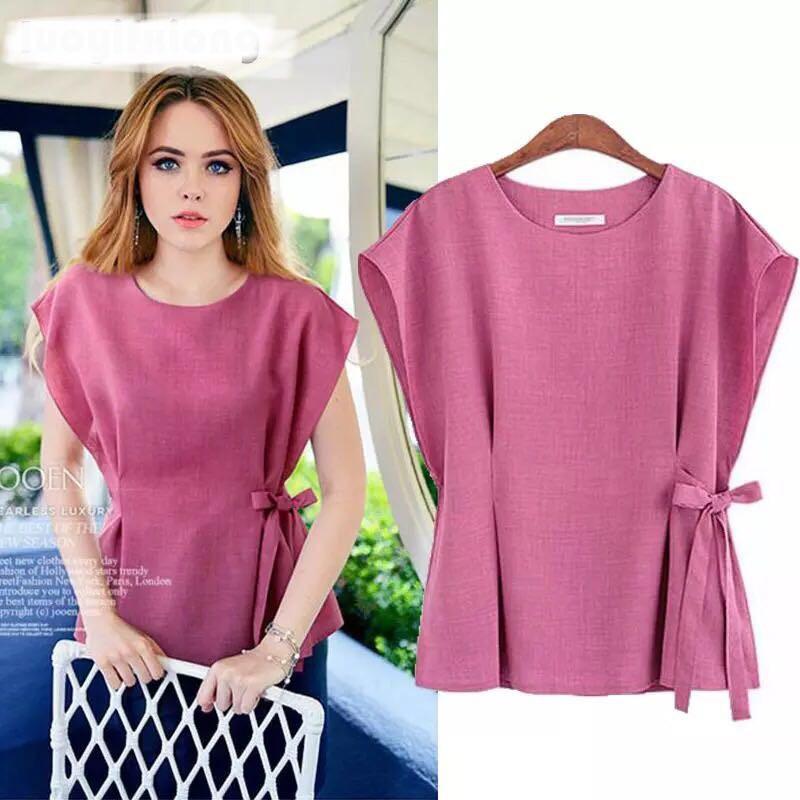 Áo công sở thắt nơ cao cấp top61