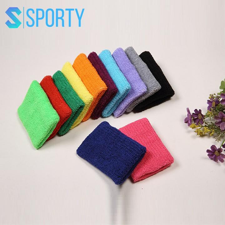 Băng cổ tay thể thao thoáng khí SPORTY 1132 bộ 2 cái chất liệu thấm mồ hôi, mềm mại, bảo vệ cổ tay