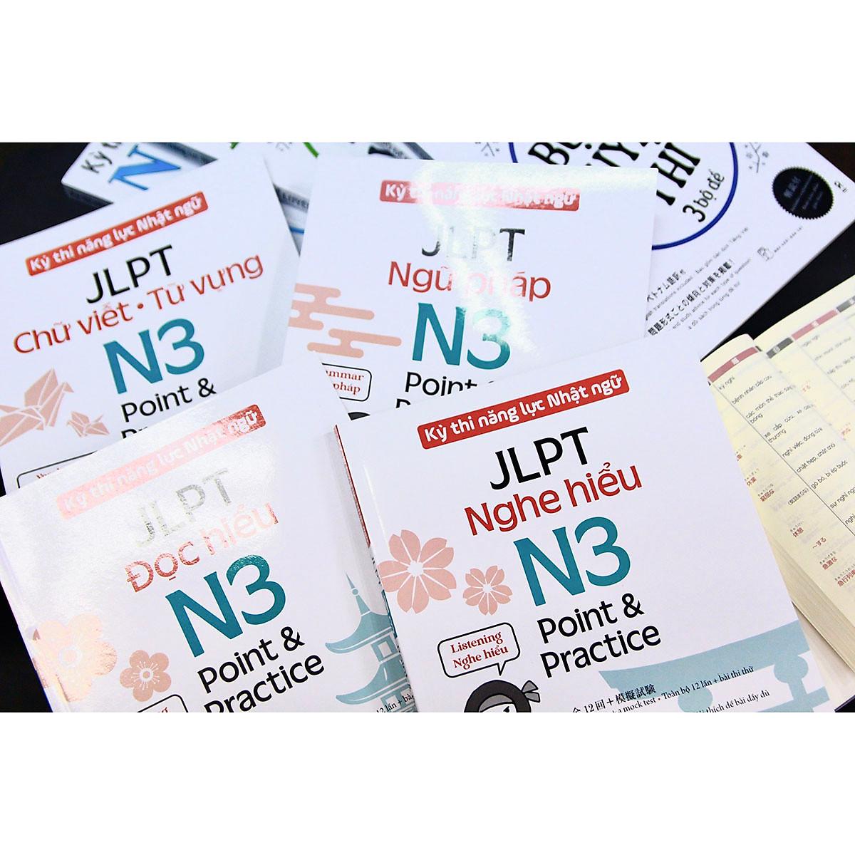 Kỳ thi năng lực Nhật ngữ: Point &amp; Practice N3 - Đọc hiểu (NXB Trẻ)