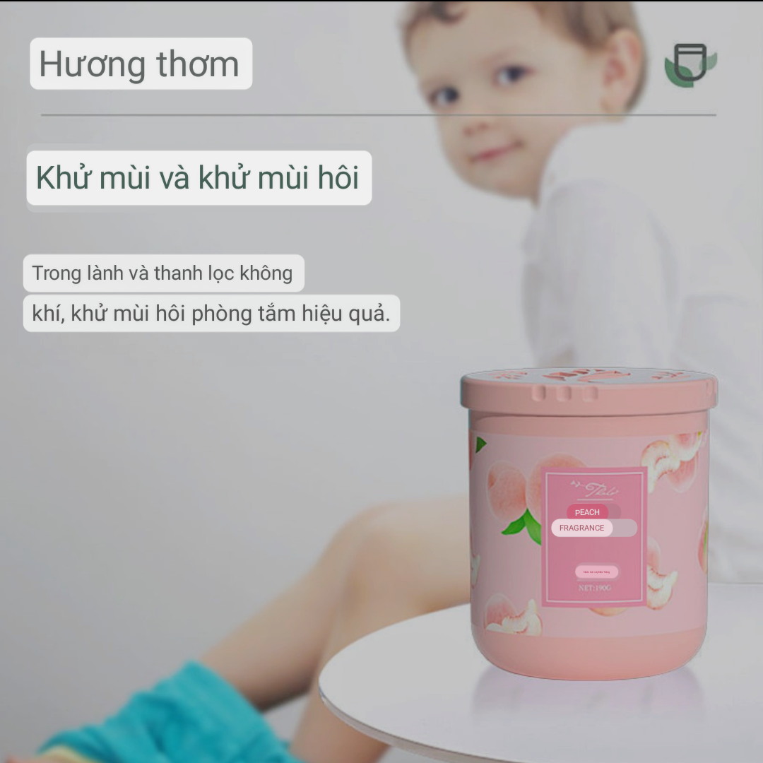 Sáp thơm phòng khử mùi phòng ngủ, nhà vệ sinh, tủ quần áo , Hộp 190ml có nhiều mùi hương