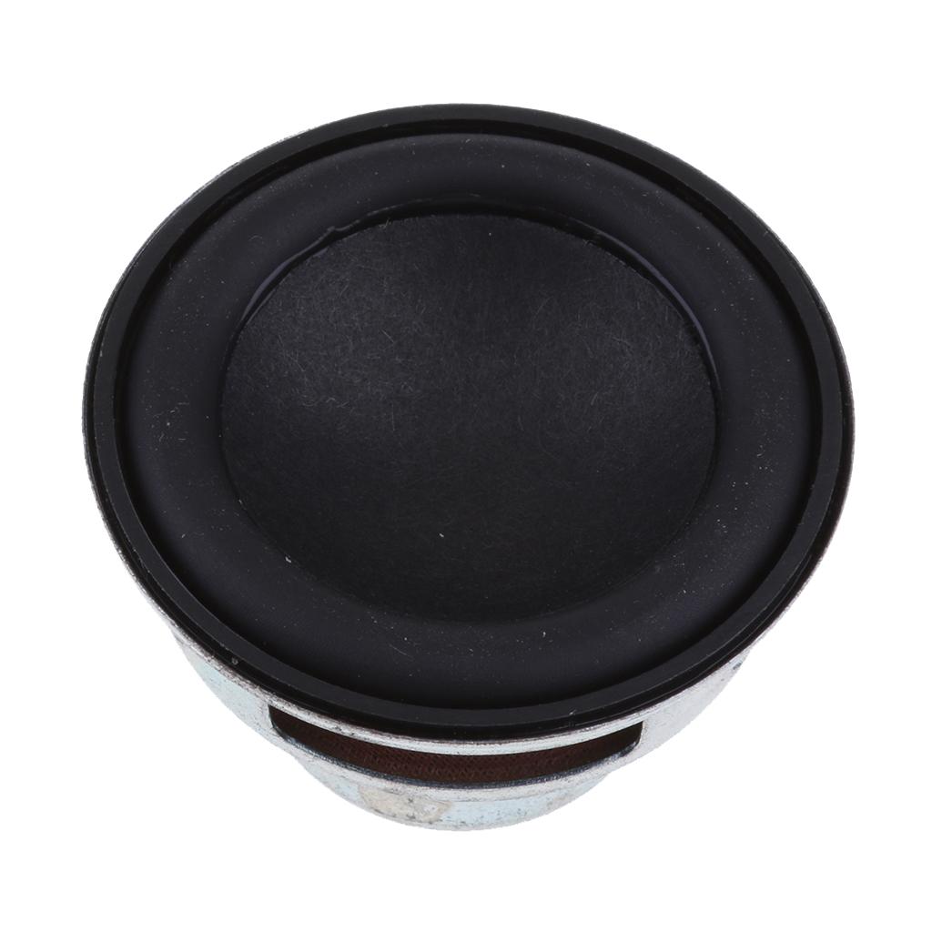 45mm 4Ohm 8W Full Range Audio Speaker Round Loudspeaker 18 Coil Rubber Edge