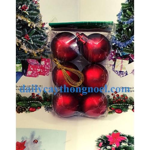 Quả châu mờ trang trí cây thông noel - Phụ kiện trang trí noel